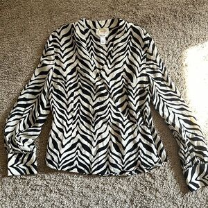 Talbots pure silk top